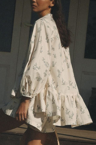 Floral Button-Front Short Set