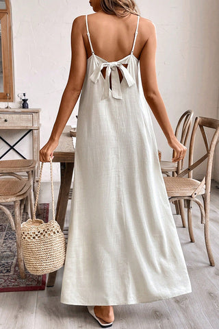 Relaxed Fit Maxi Dress with Straps