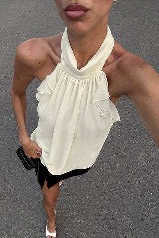 Elegant Halter Neck Tank Top