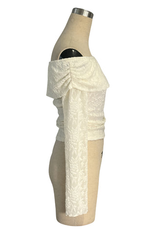 Off-Shoulder Lace Blouse