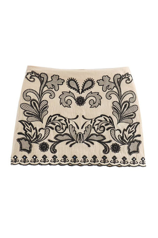 Floral Halter Crop Top and Skirt Set