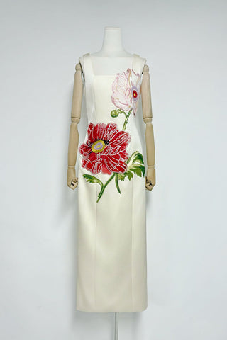 Floral Embellished Maxi Dress