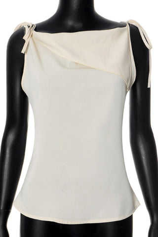 Elegant Tie-Shoulder Tank Top