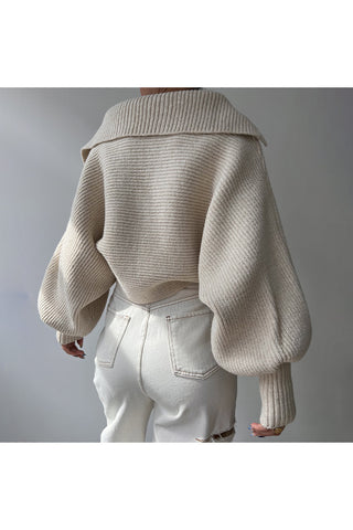 Cozy Ribbed V-Neck Sweater