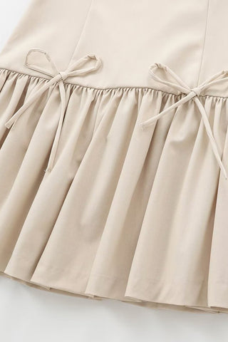 Sleeveless Ruffle-Hem Casual Dress