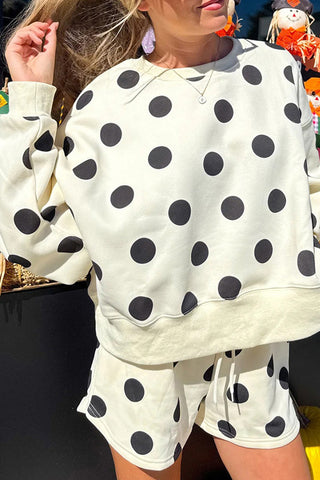 Polka Dot Cozy Short Set