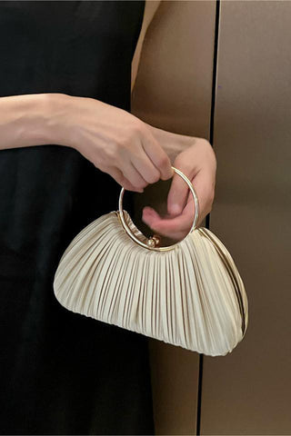 Elegant Pleated Evening Bag