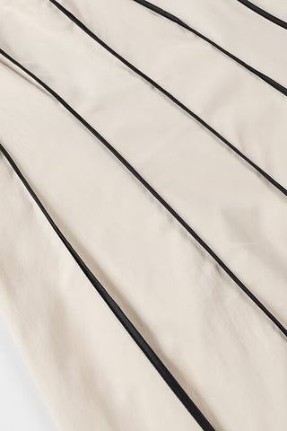 Striped Scoop Neck Slip Dress