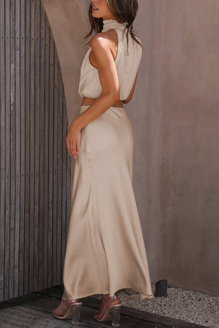 Elegant Sleeveless Casual Set