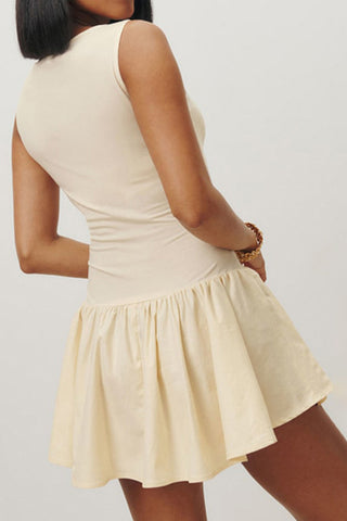 Sleeveless Flared Casual Dress