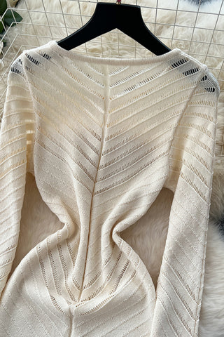 Flowy Knit Casual Dress