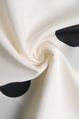 Polka Dot Midi Skirt