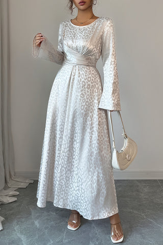 Elegant Long-Sleeve Maxi Dress