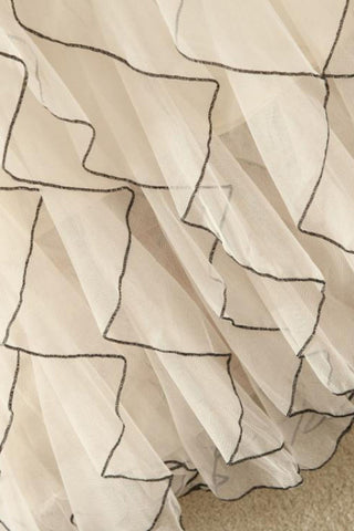 Layered Ruffle Casual Skirt