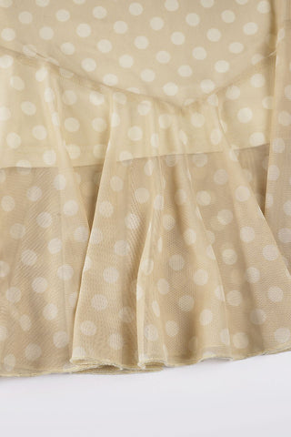 Polka Dot Midi Casual Dress