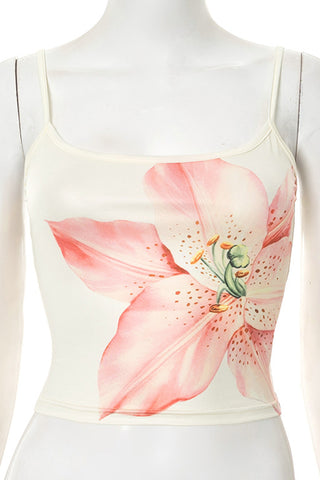 Floral Print Tank Top