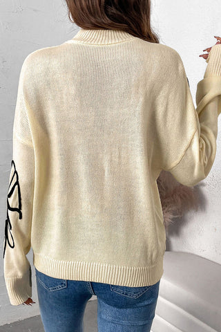 Floral Detail Sweater