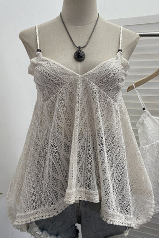 Lace Flowing Camisole Top