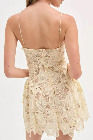 Lace Spaghetti Strap Dress