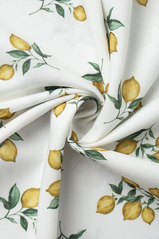 Strawberry Print Smocked Maxi Dress