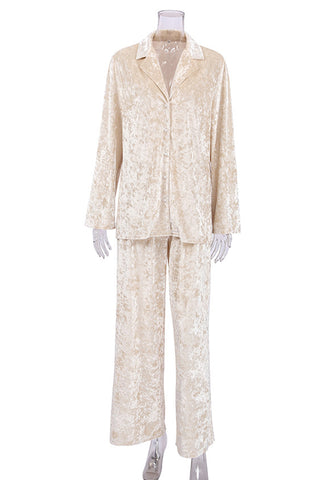 Elegant Wide-Leg Pants Set