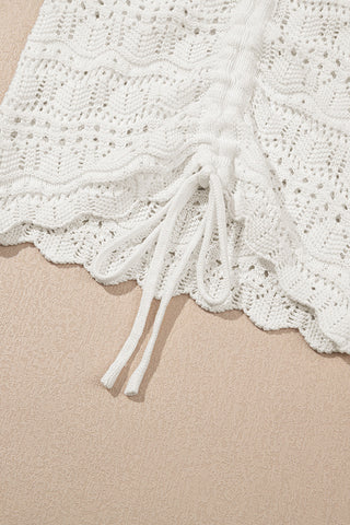 Crochet Knit Sleeveless Top