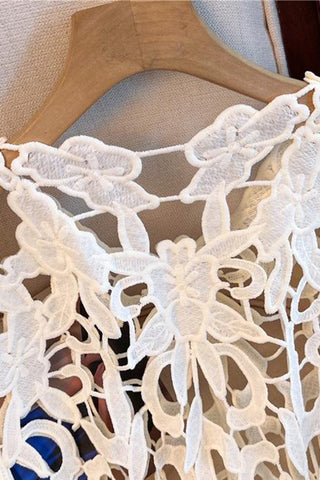 Floral Openwork Tank Top
