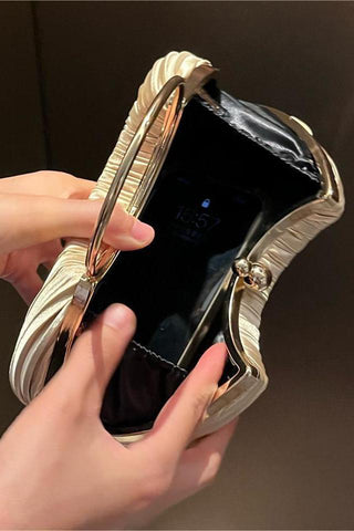 Elegant Pleated Evening Bag