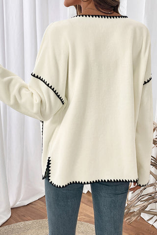 Button-Front Cardigan