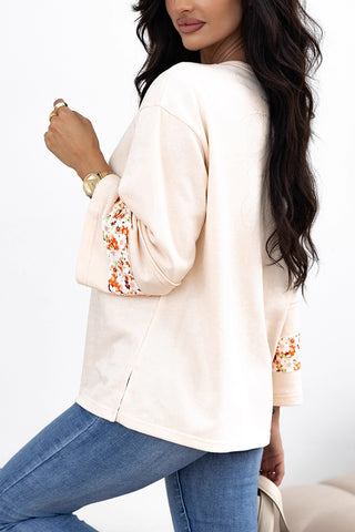Floral Embellished Sweatshirt