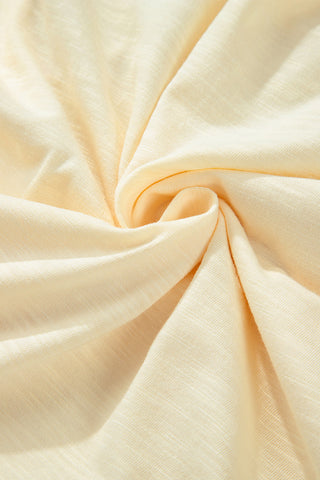 Gathered Sleeve Casual Blouse