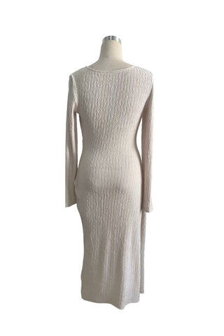 Elegant Long-Sleeve Asymmetrical Dress