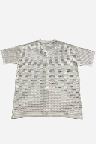 Buttoned Knit Short Set