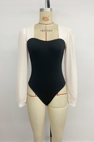 Elegant Long-Sleeve Bodysuit