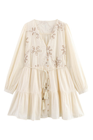 Casual Floral Mini Dress