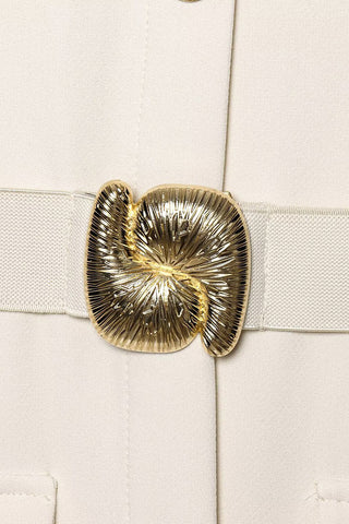 Sleeveless Button-Front Casual Dress