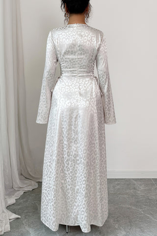 Elegant Long-Sleeve Maxi Dress