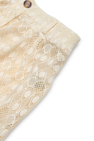 Elegant Wide-Leg Lace Pants