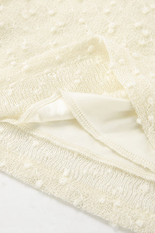 Off-Shoulder Textured Tank Top