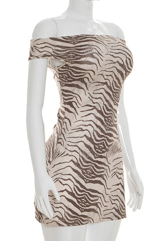 Off-Shoulder Mini Dress