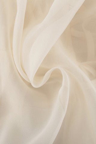 Ribbon-Detail Sheer Blouse