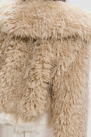 Plush Faux Fur Jacket