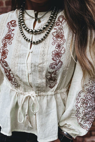 Floral Boho Blouse
