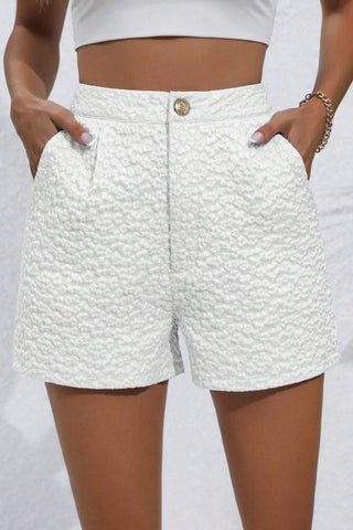 Floral Print High Waist Shorts
