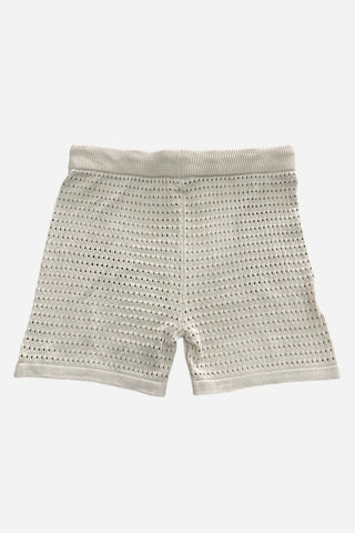 Buttoned Knit Short Set
