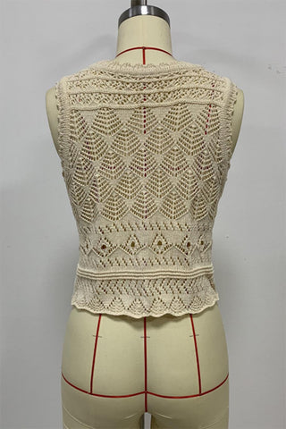 Crochet Sleeveless Tank Top