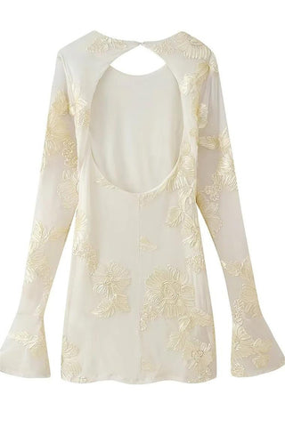 Floral Detail Casual Dress