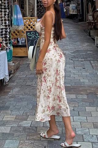 Floral A-Line Slip Dress