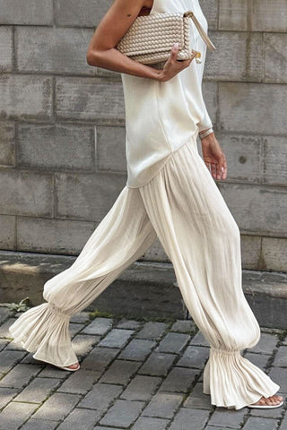 Effortless Wide-Leg Casual Pants