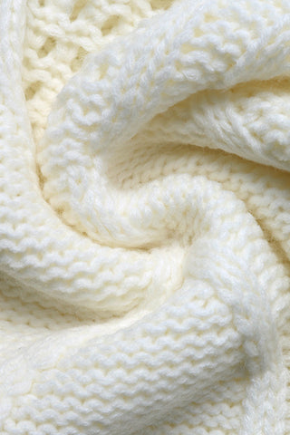 Geometric Pattern Knit Sweater